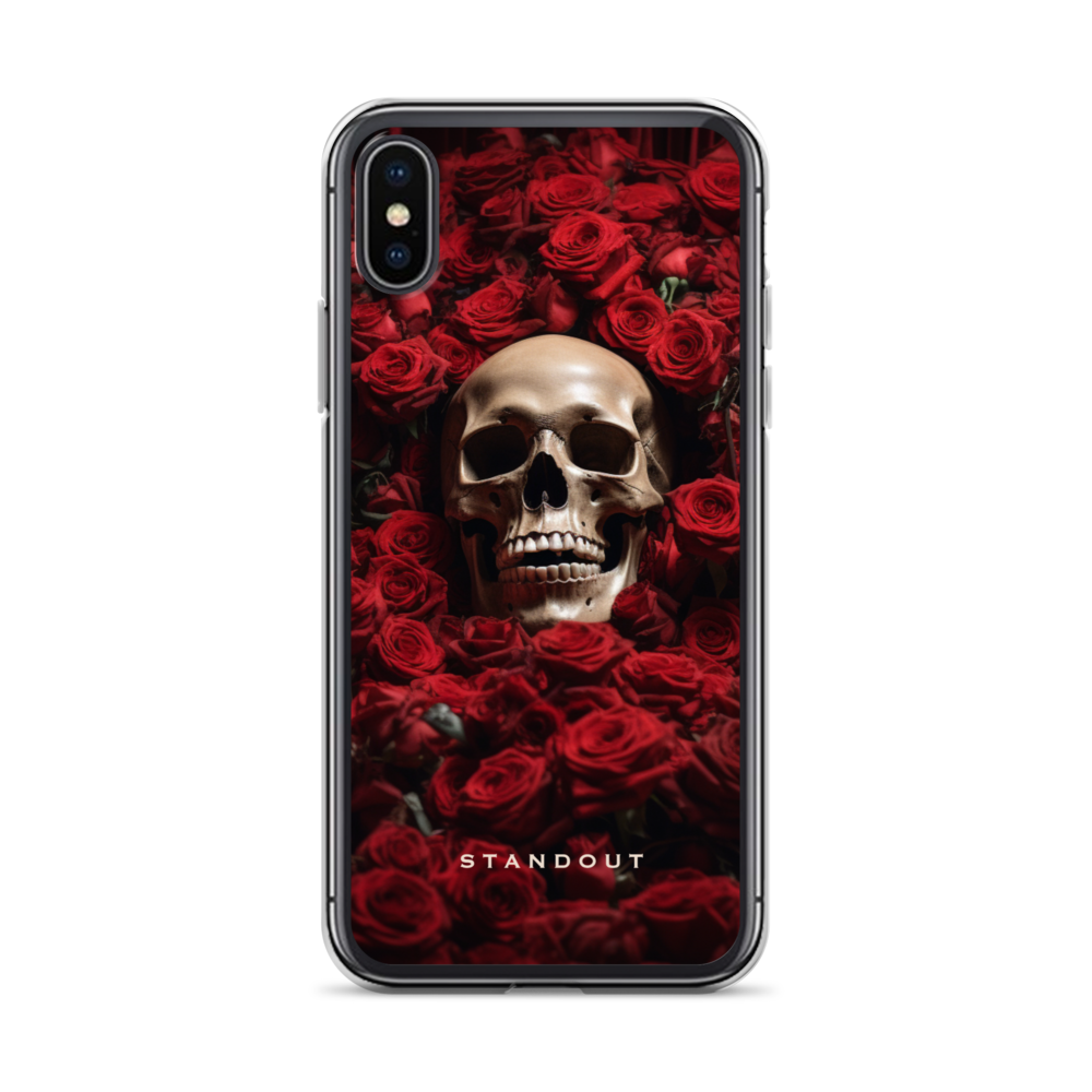 Roses and Skull Clear Case for iPhone® (FREE Shipping)