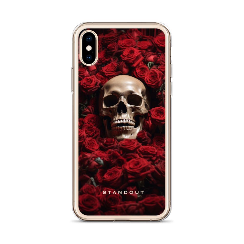 Roses and Skull Clear Case for iPhone® (FREE Shipping)