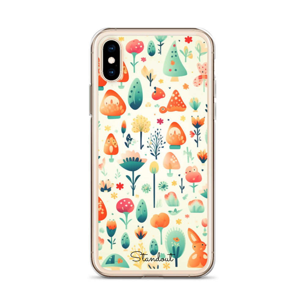 Cute Patterns Clear Case for iPhone® CCI013