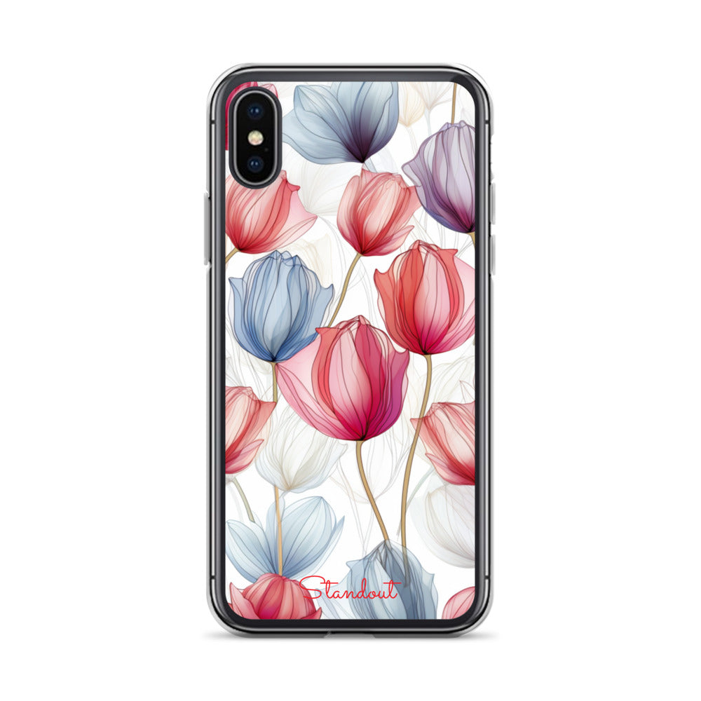 Flowers Tulip Clear Case for iPhone® CCI031