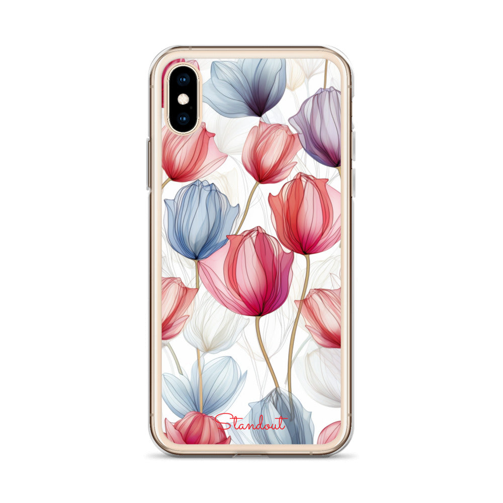 Flowers Tulip Clear Case for iPhone® CCI031