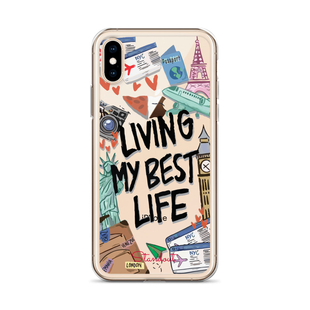 Living my Best Life Clear Case for iPhone® CCI073