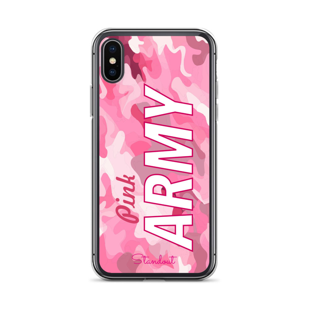 Pink Army Clear Case for iPhone® CCI089