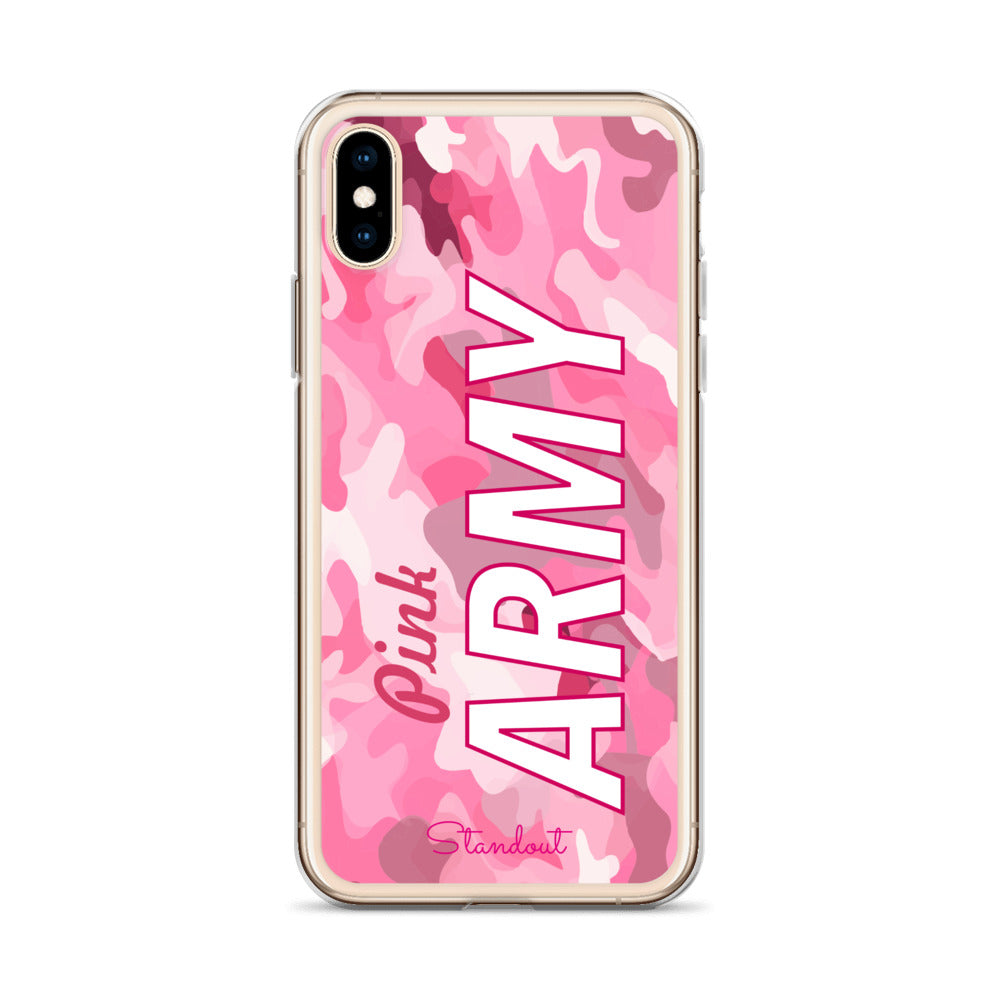 Pink Army Clear Case for iPhone® CCI089