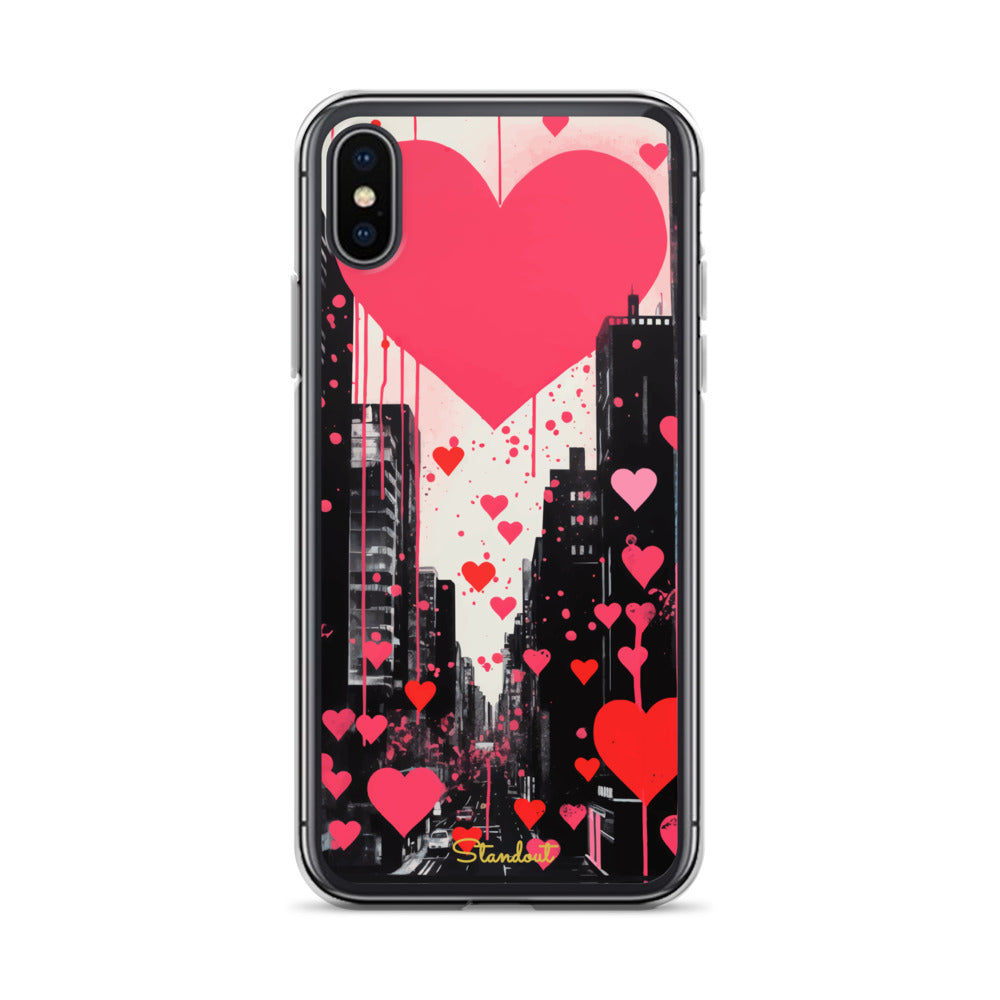 Hearts in the city Clear Case for iPhone®