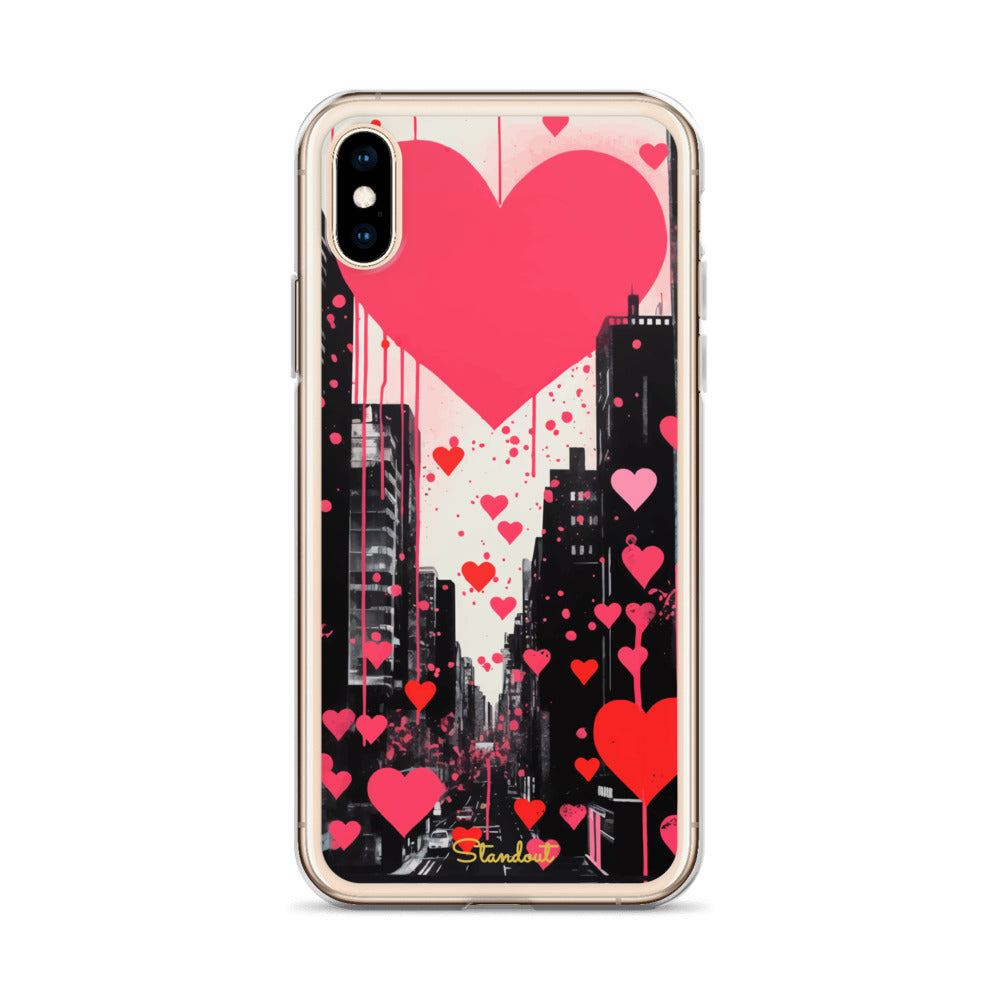 Hearts in the city Clear Case for iPhone®