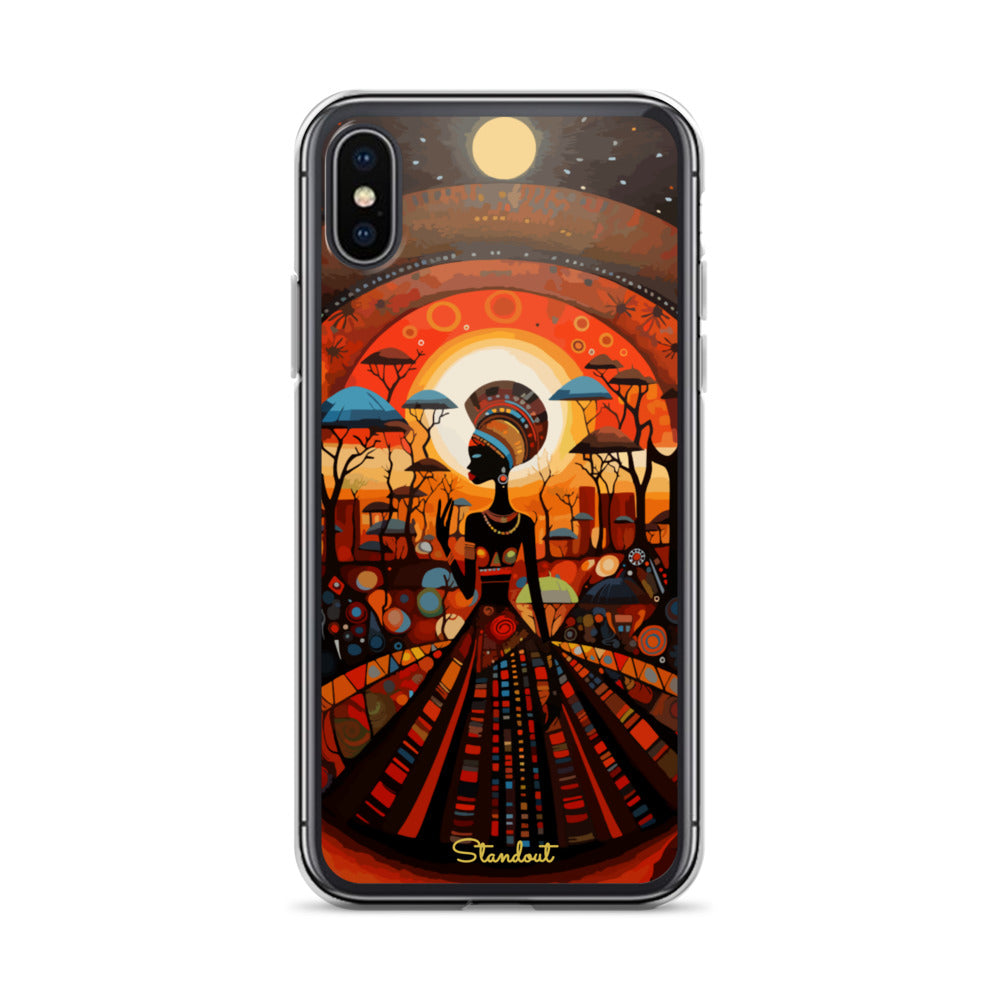 African Lady Clear Case for iPhone®