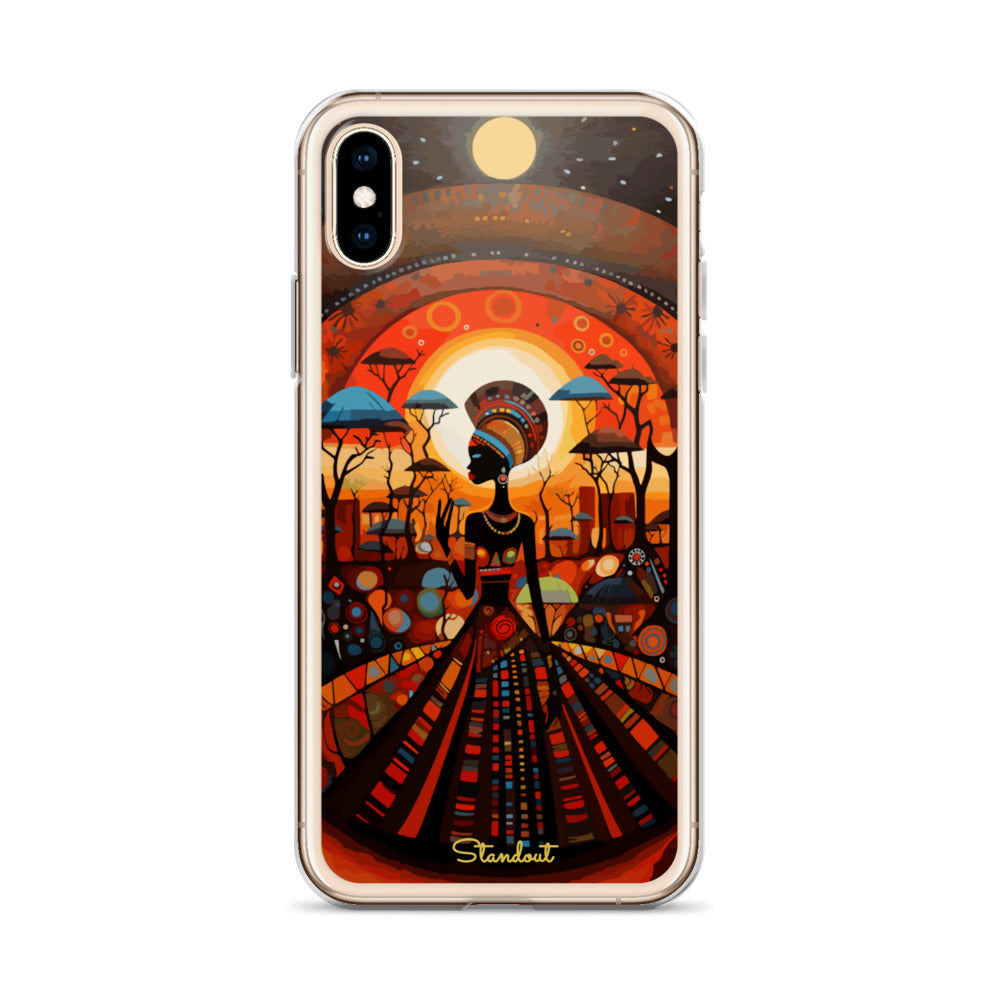 African Lady Clear Case for iPhone®