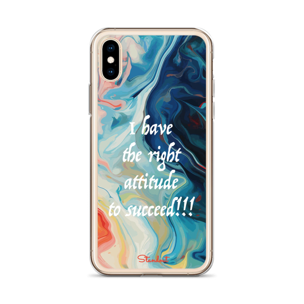 The right attitude Clear Case for iPhone®