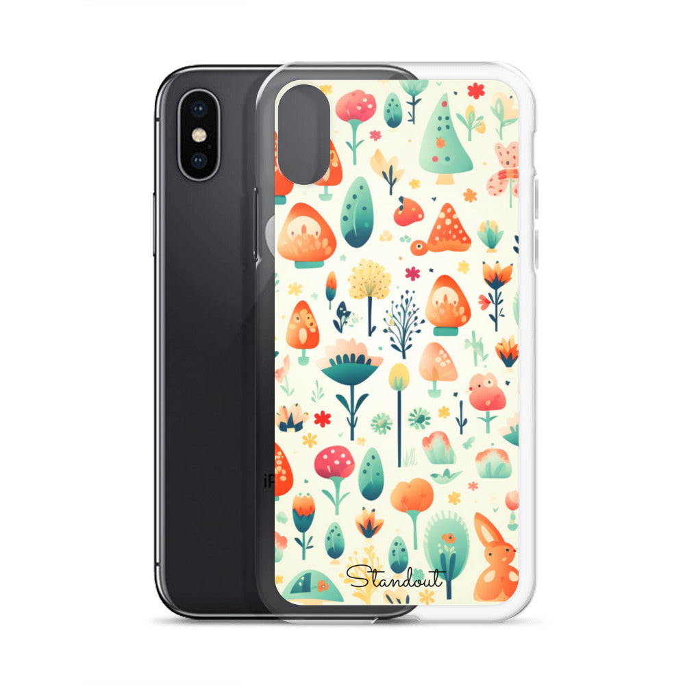 Cute Patterns Clear Case for iPhone® CCI013