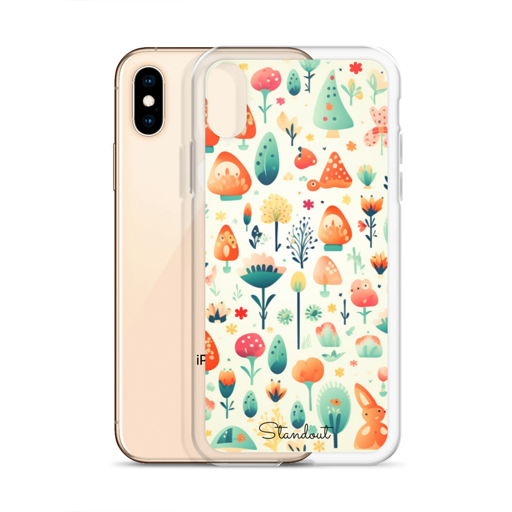 Cute Patterns Clear Case for iPhone® CCI013