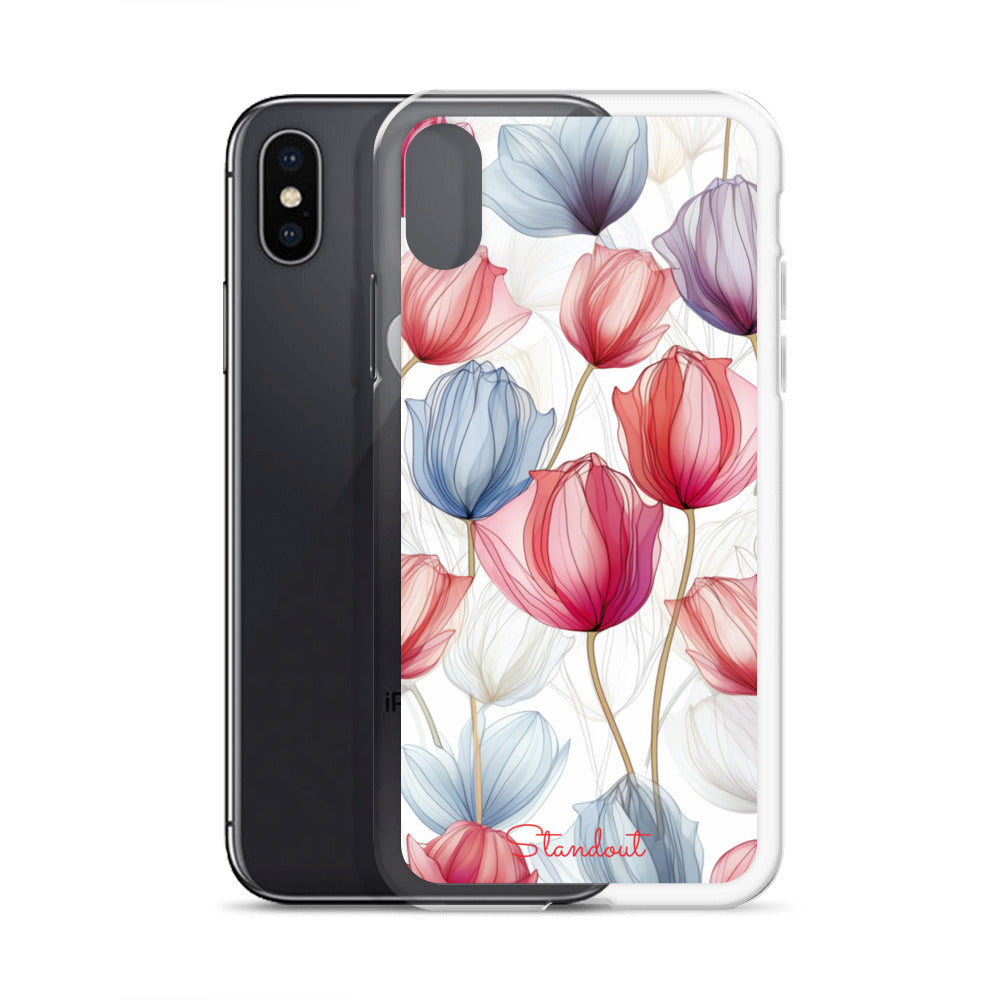 Flowers Tulip Clear Case for iPhone® CCI031