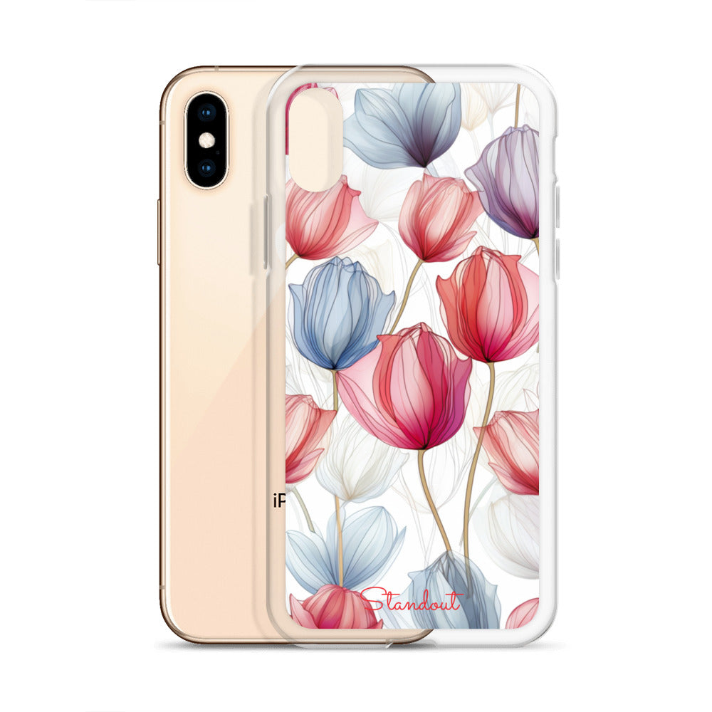 Flowers Tulip Clear Case for iPhone® CCI031