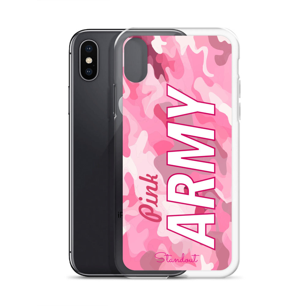 Pink Army Clear Case for iPhone® CCI089