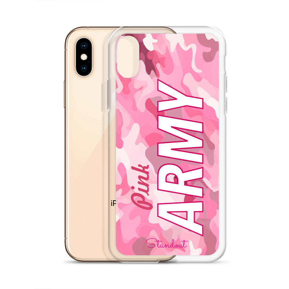 Pink Army Clear Case for iPhone® CCI089