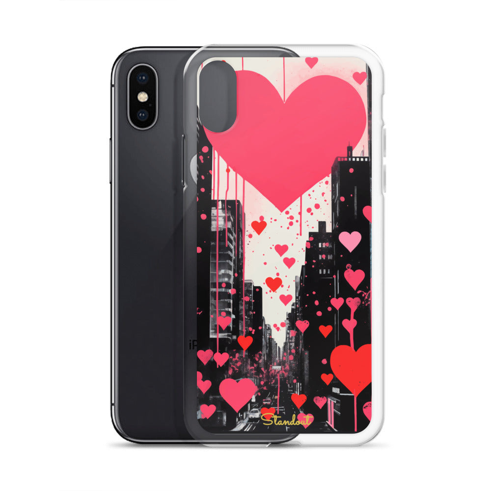 Hearts in the city Clear Case for iPhone®