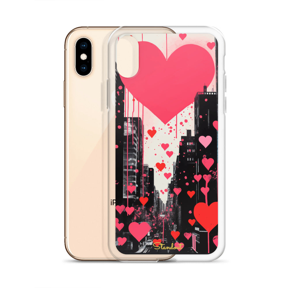 Hearts in the city Clear Case for iPhone®