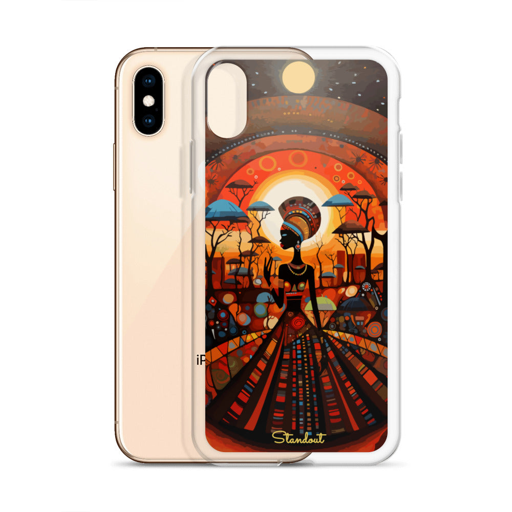 African Lady Clear Case for iPhone®