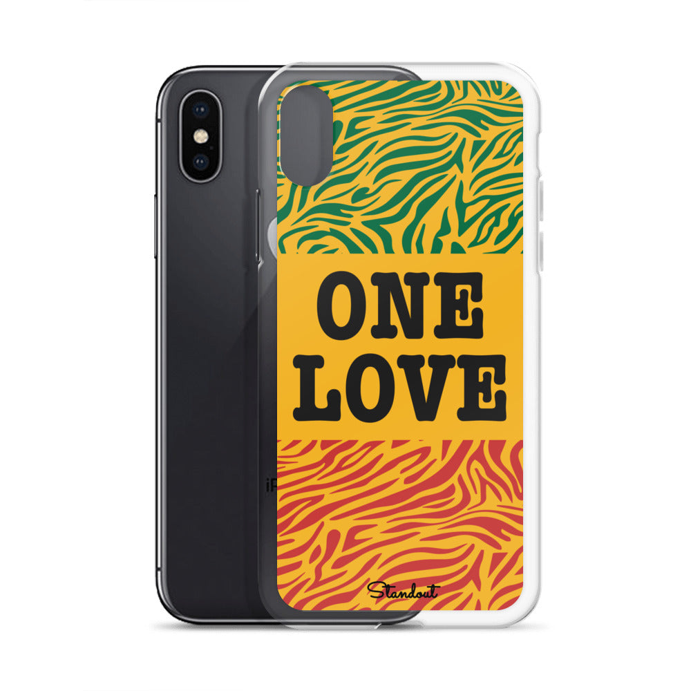 One Love Clear Case for iPhone®