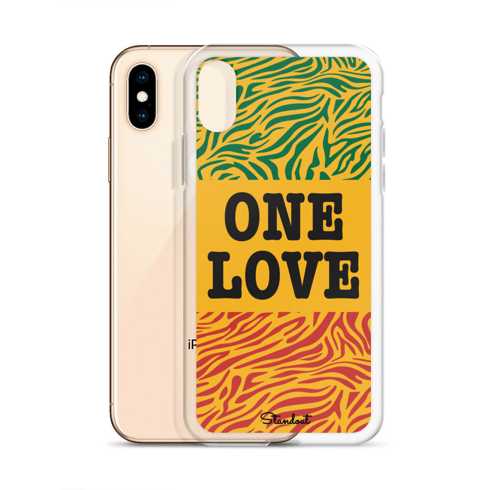 One Love Clear Case for iPhone®