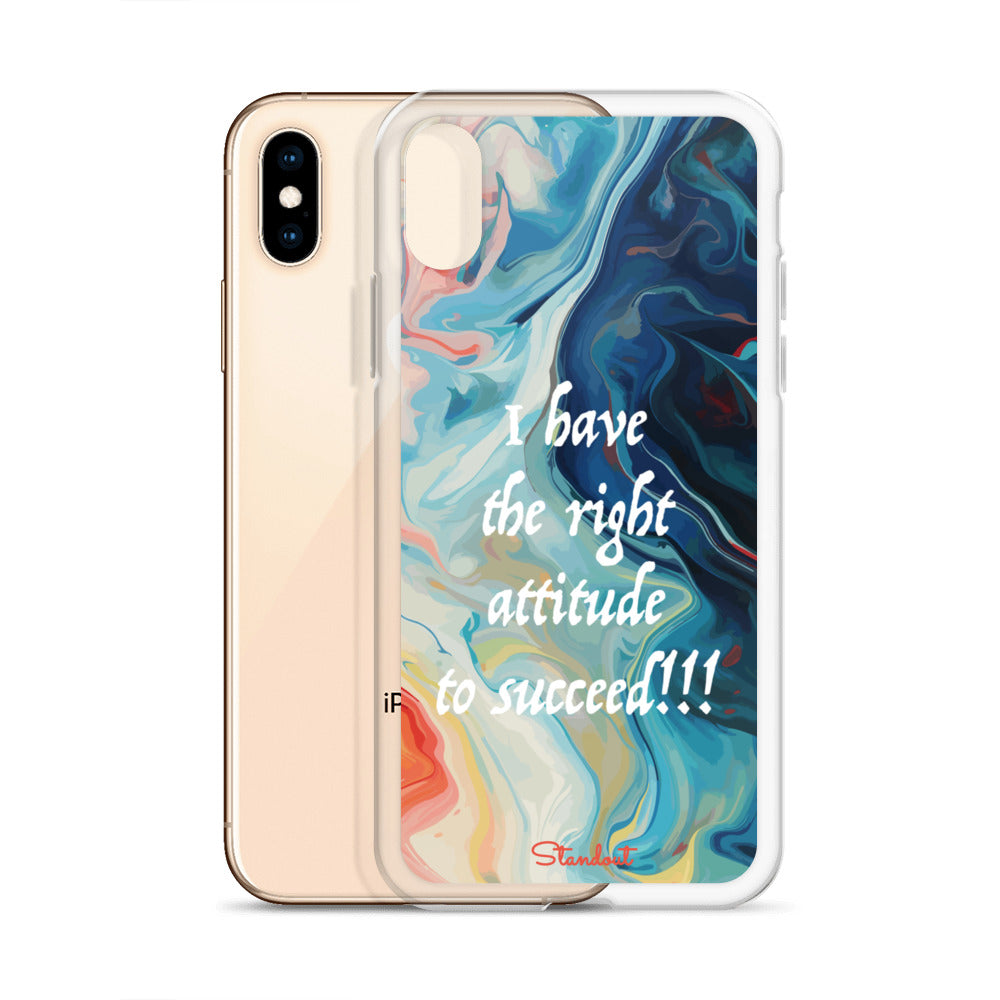 The right attitude Clear Case for iPhone®