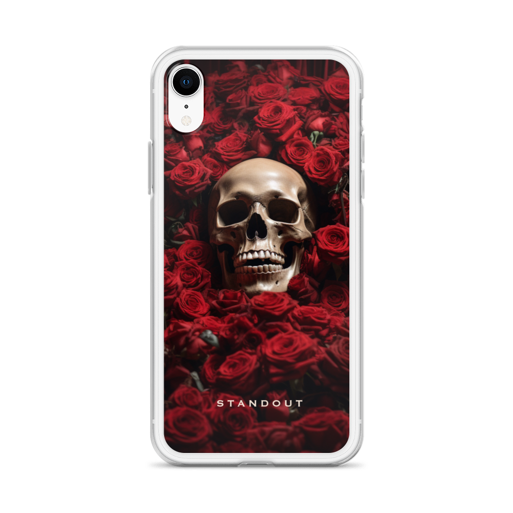 Roses and Skull Clear Case for iPhone® (FREE Shipping)