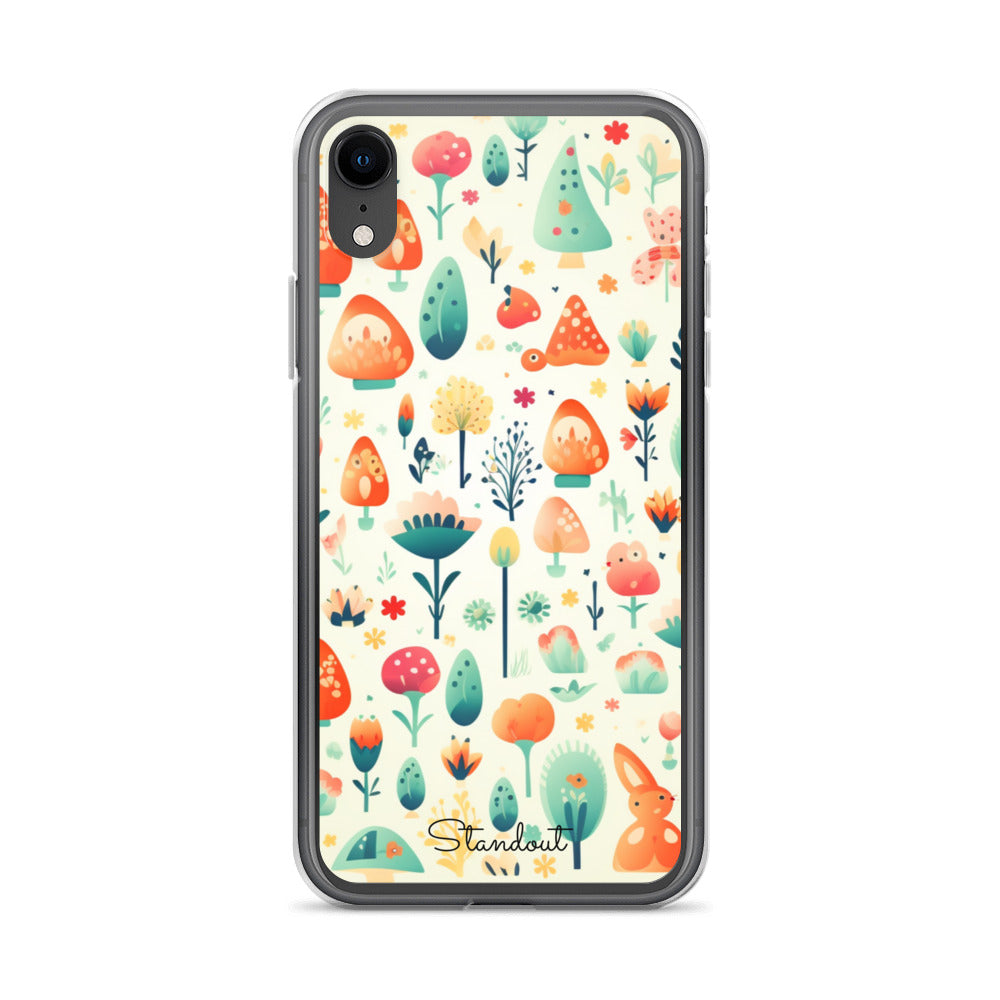 Cute Patterns Clear Case for iPhone® CCI013