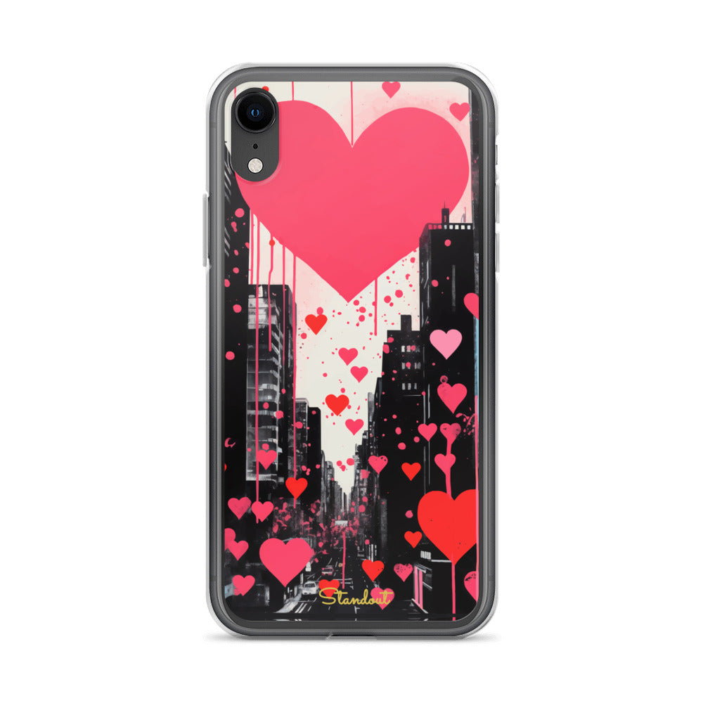 Hearts in the city Clear Case for iPhone®