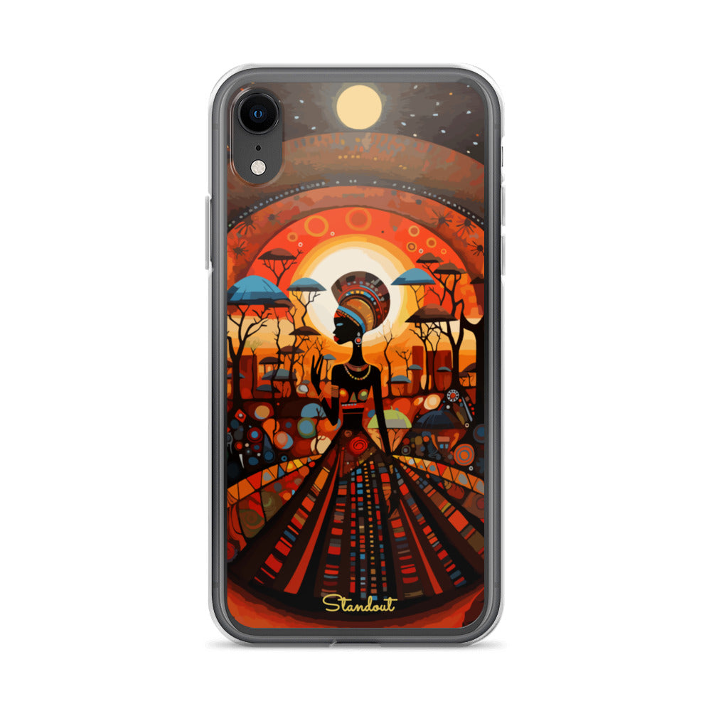 African Lady Clear Case for iPhone®