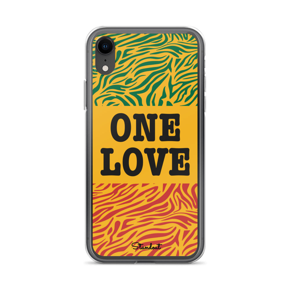 One Love Clear Case for iPhone®