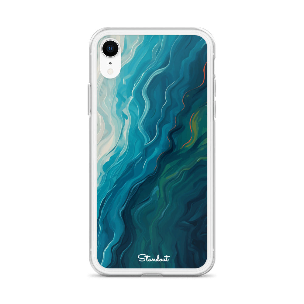 Liquid Blue Clear Case for iPhone®