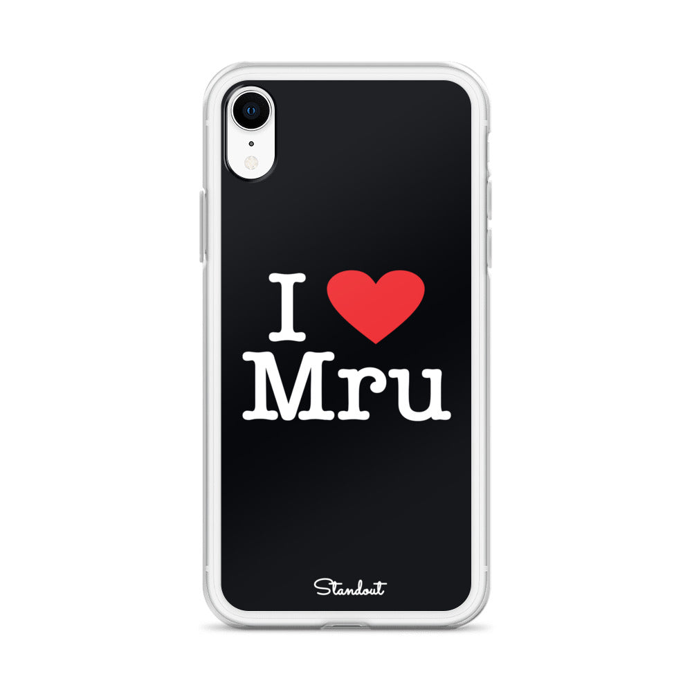 I love Mru original Clear Case for iPhone®