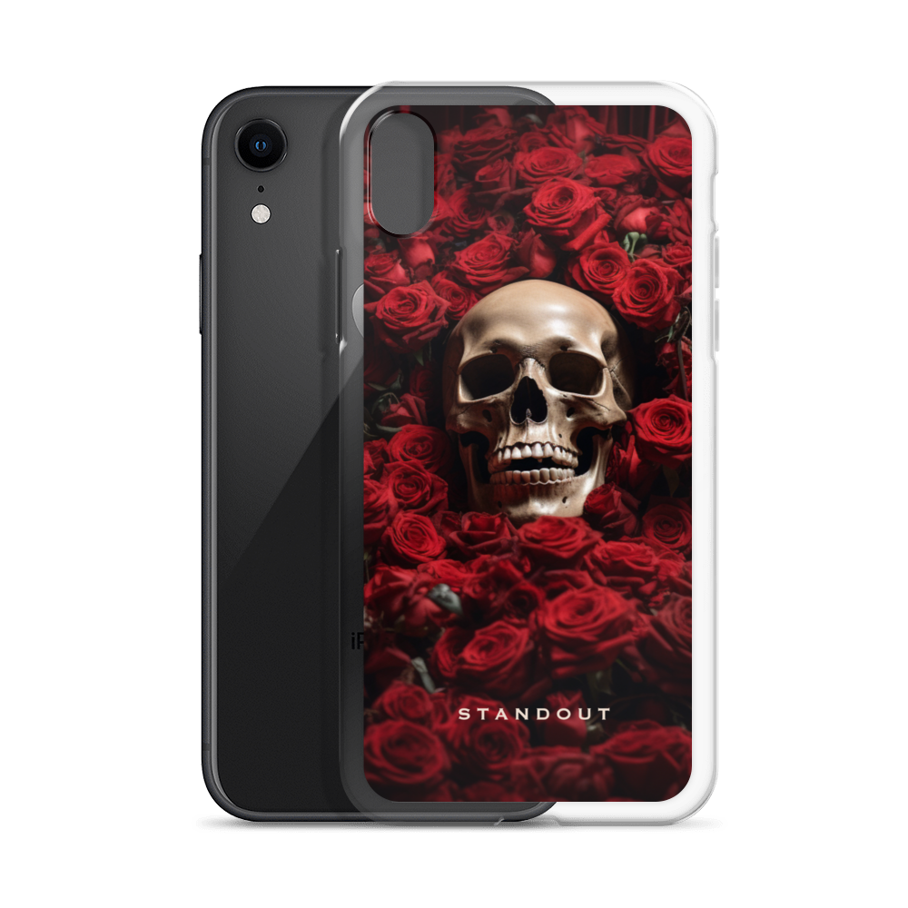 Roses and Skull Clear Case for iPhone® (FREE Shipping)