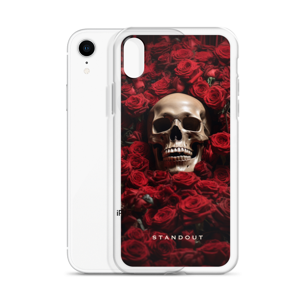 Roses and Skull Clear Case for iPhone® (FREE Shipping)