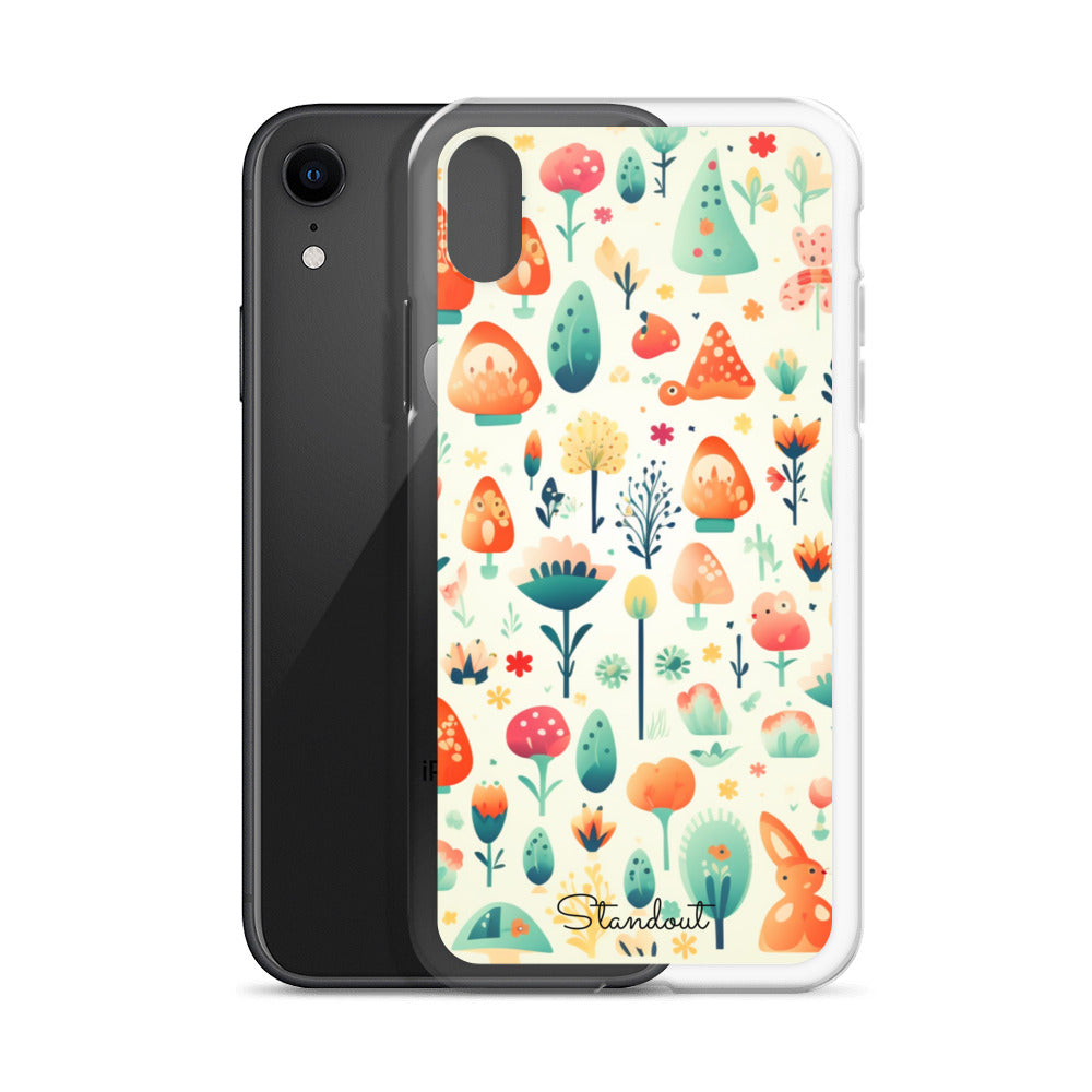 Cute Patterns Clear Case for iPhone® CCI013