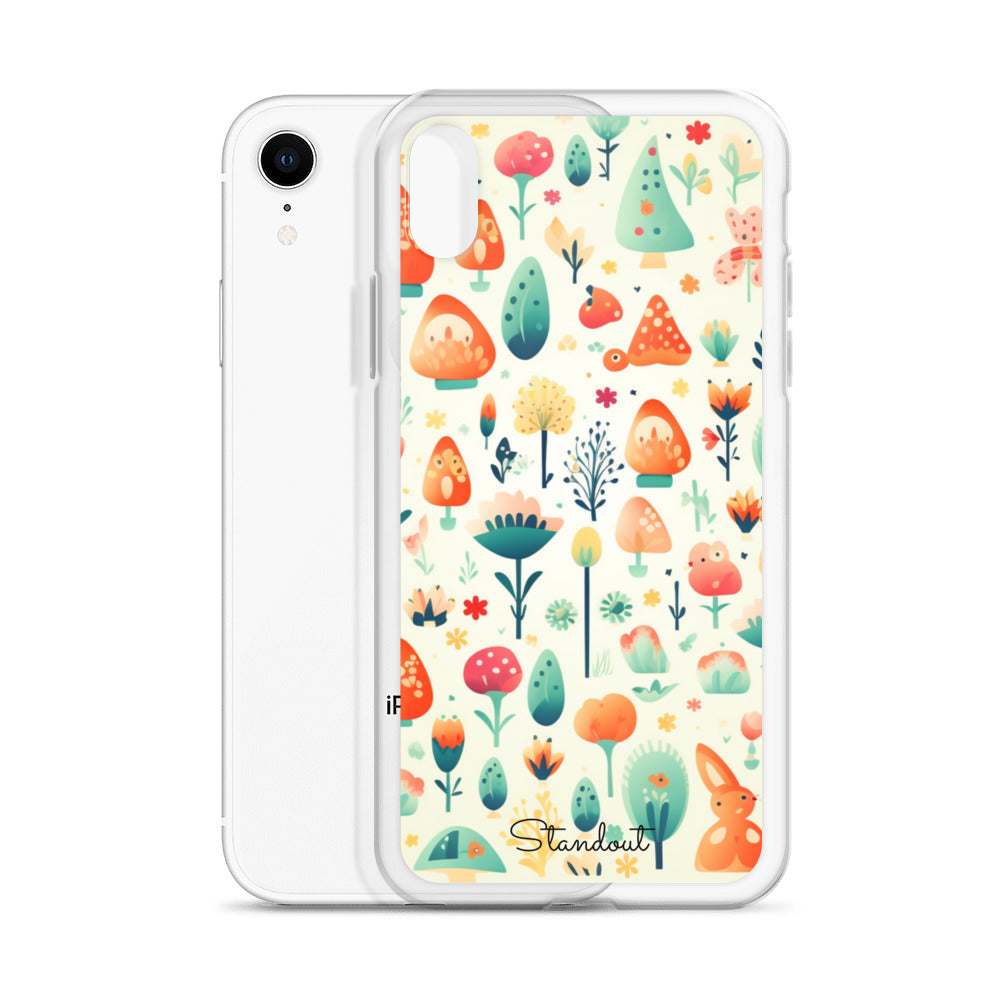 Cute Patterns Clear Case for iPhone® CCI013