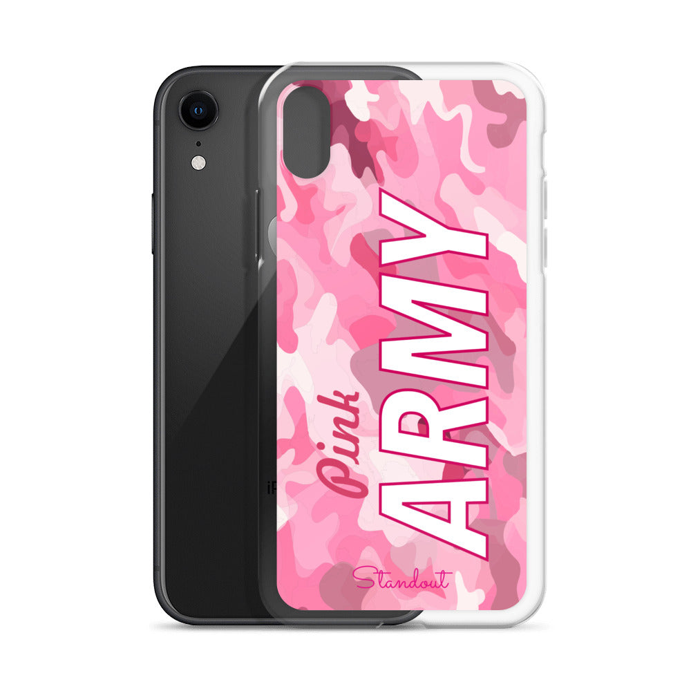 Pink Army Clear Case for iPhone® CCI089