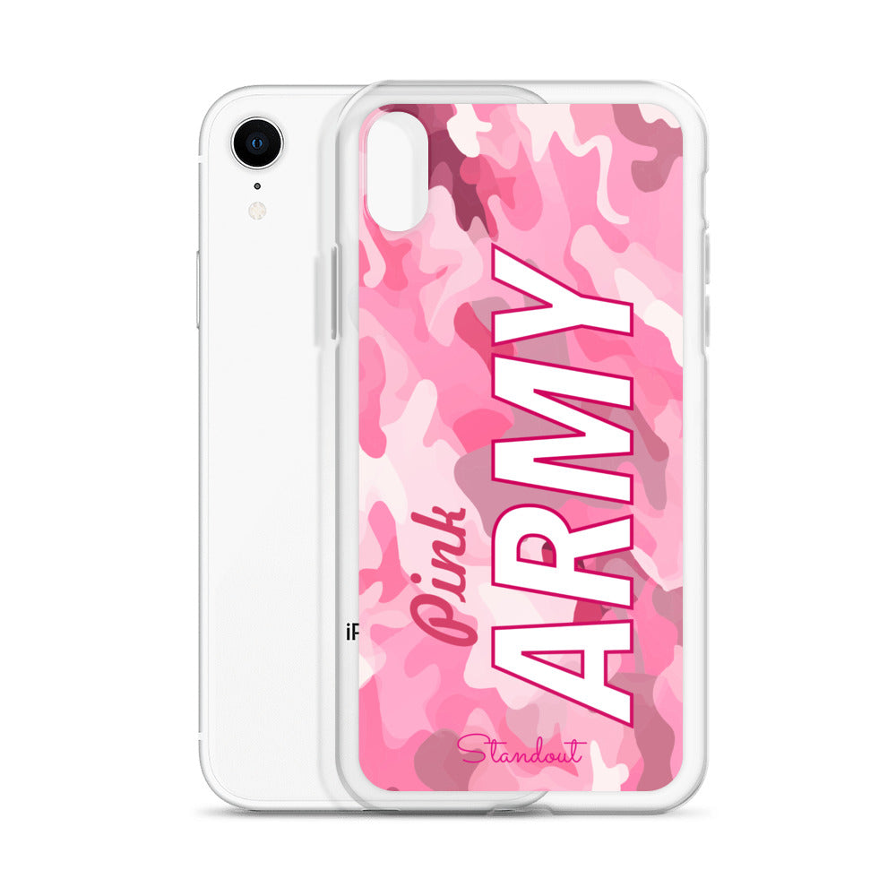 Pink Army Clear Case for iPhone® CCI089