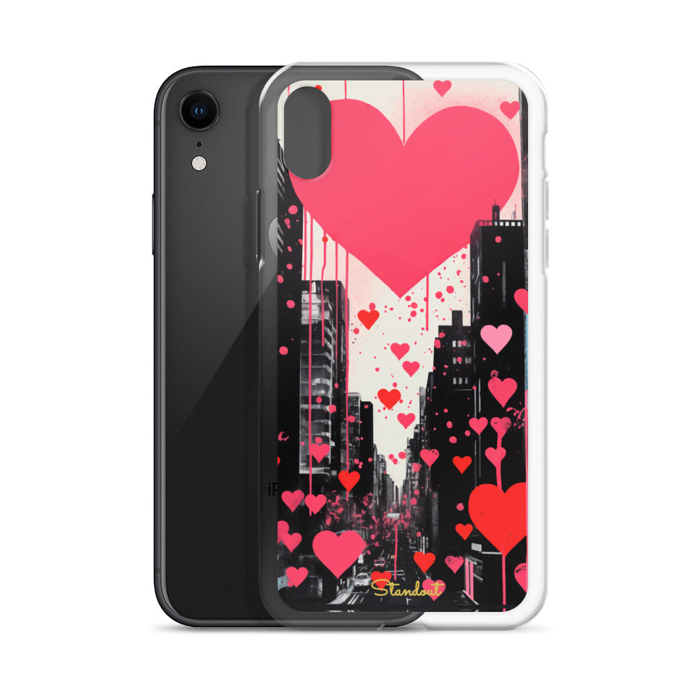 Hearts in the city Clear Case for iPhone®