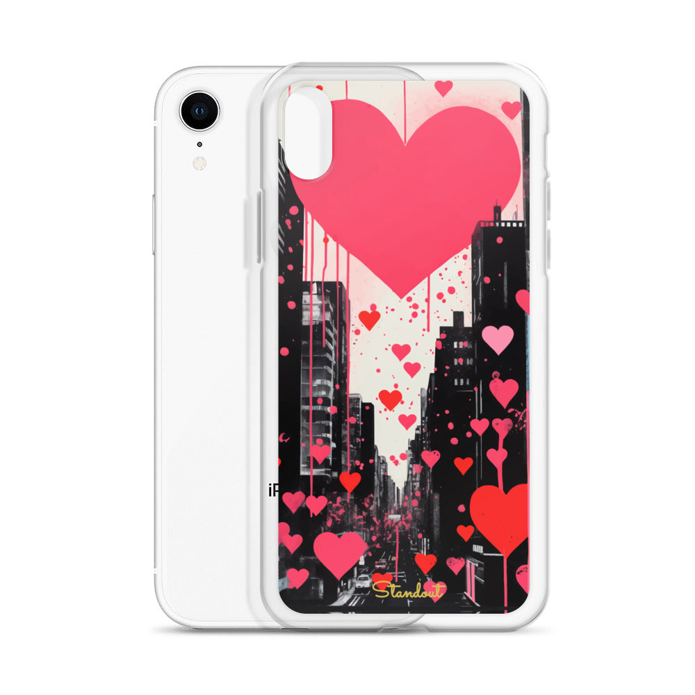 Hearts in the city Clear Case for iPhone®