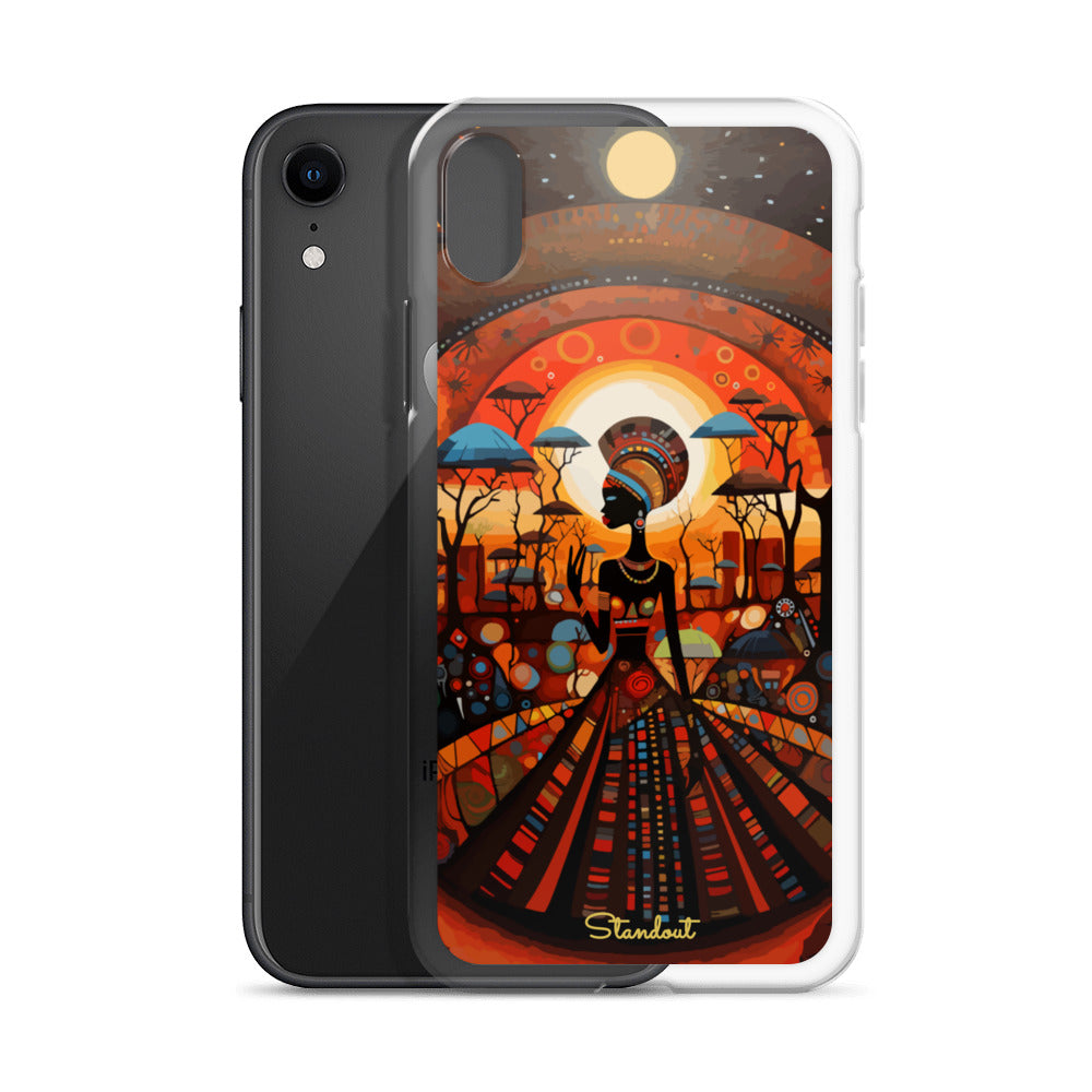 African Lady Clear Case for iPhone®