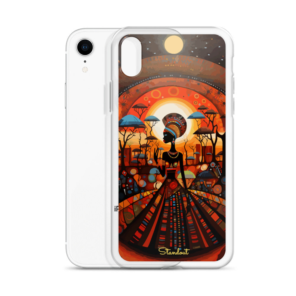 African Lady Clear Case for iPhone®