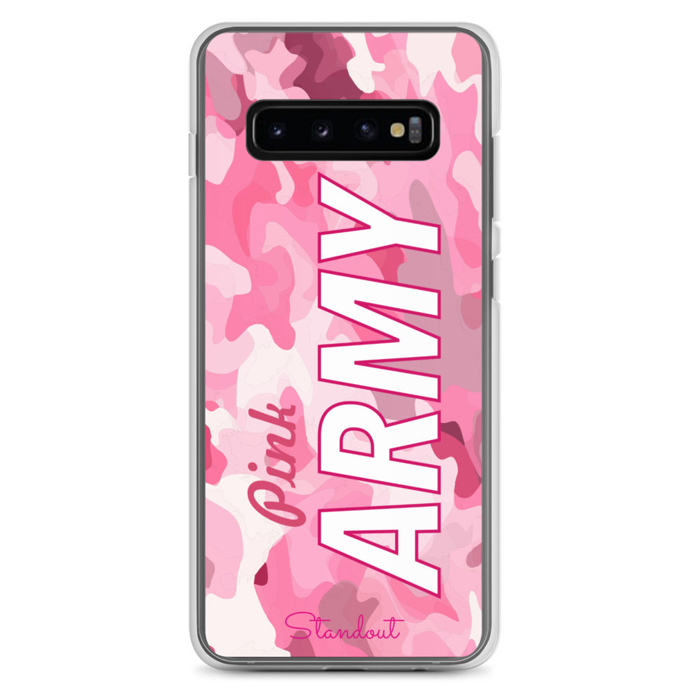 Pink Army Clear Case for Samsung® CCS086