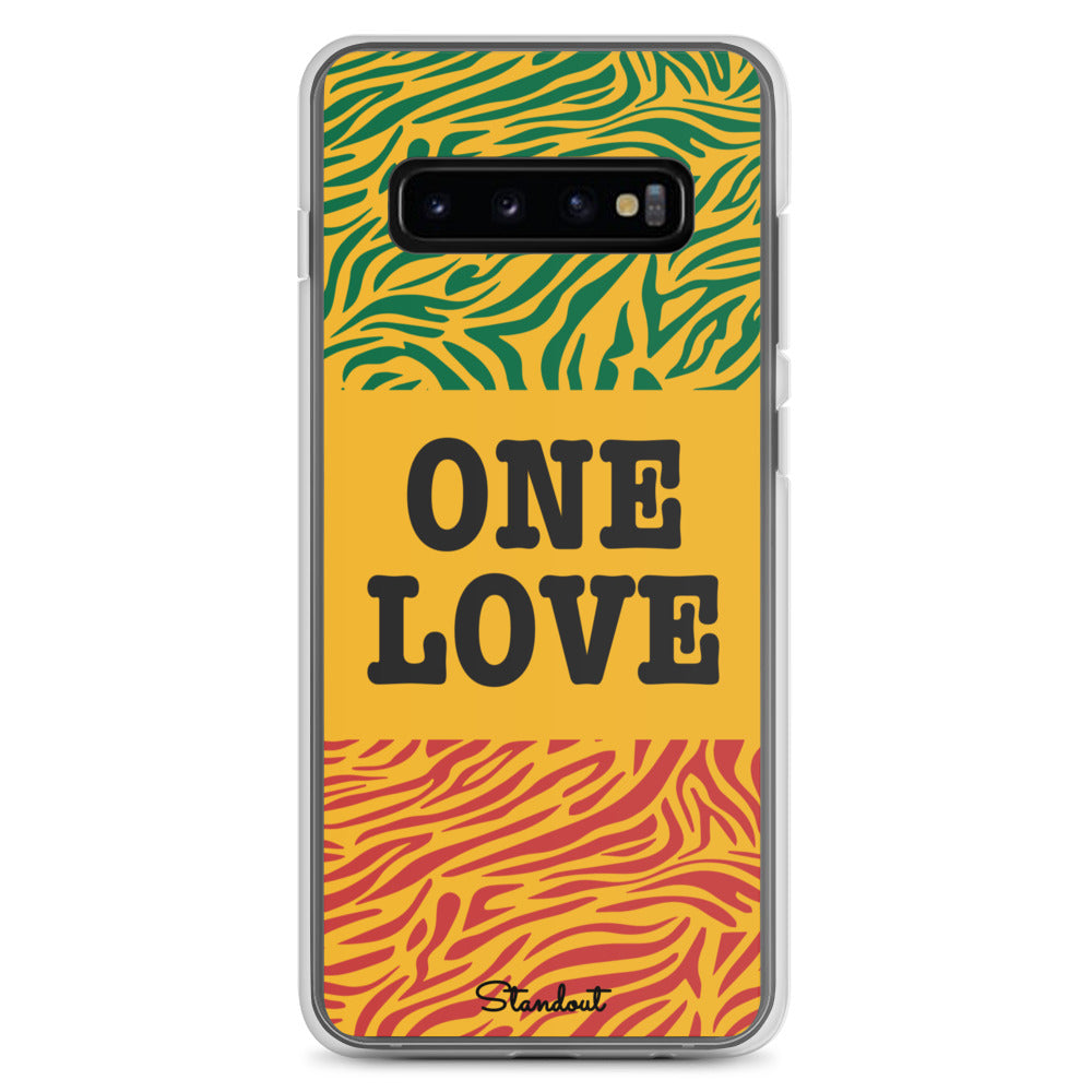 One Love Clear Case for Samsung®