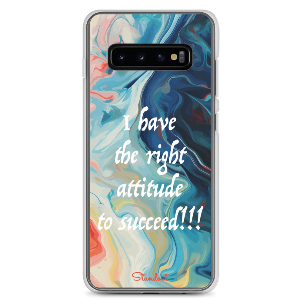 The right attitude Clear Case for Samsung®