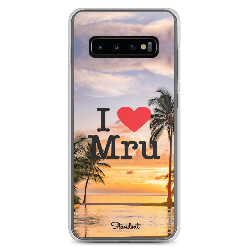 I love Mru SunsetClear Case for Samsung®