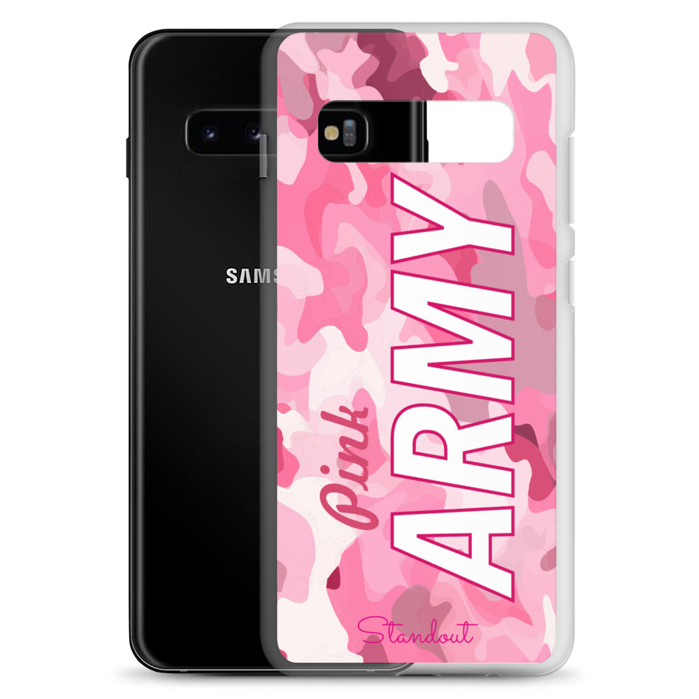 Pink Army Clear Case for Samsung® CCS086