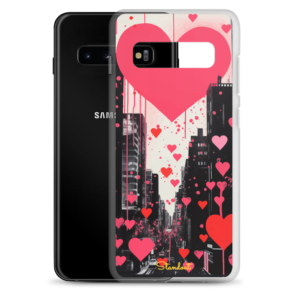 Hearts in the city  Clear Case for Samsung®