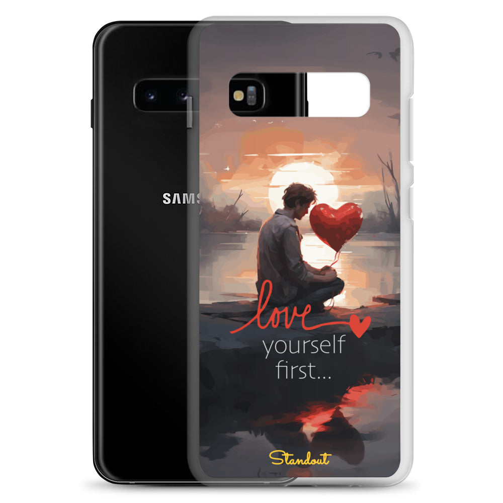 Love yourself Clear Case for Samsung®