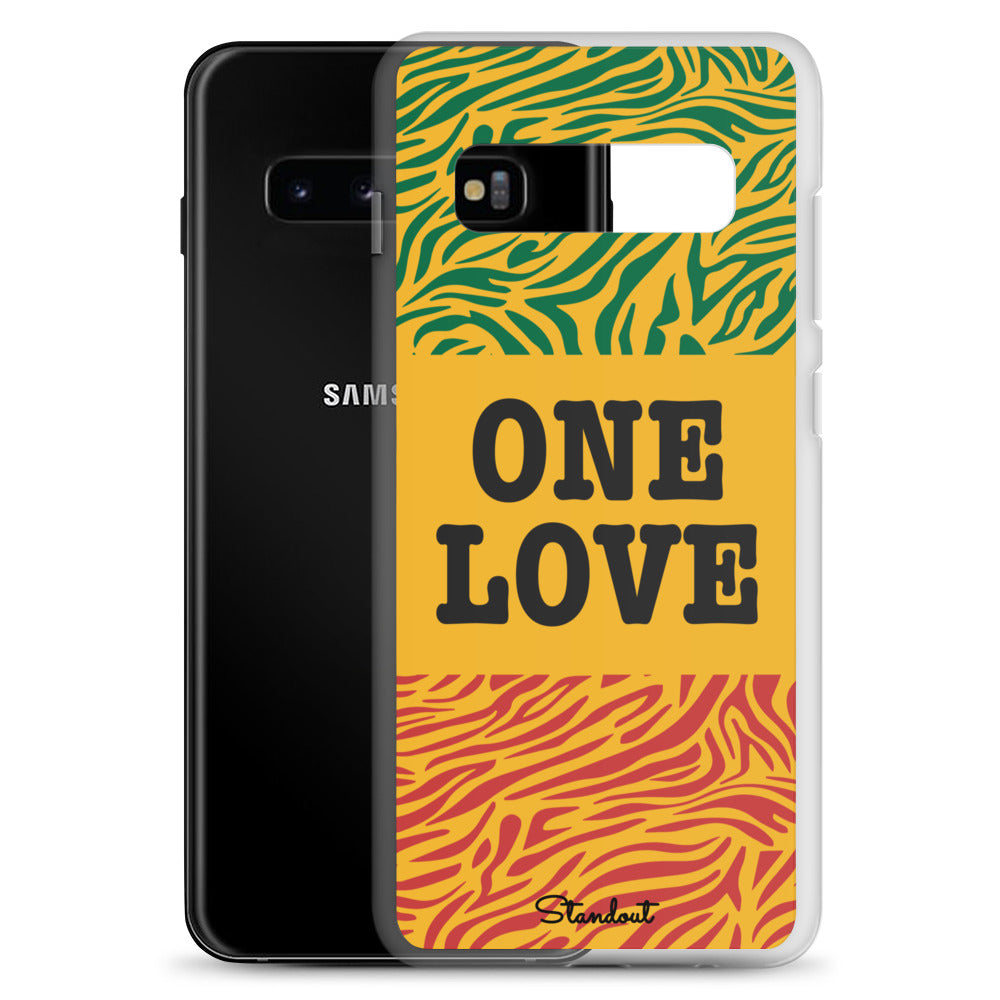 One Love Clear Case for Samsung®